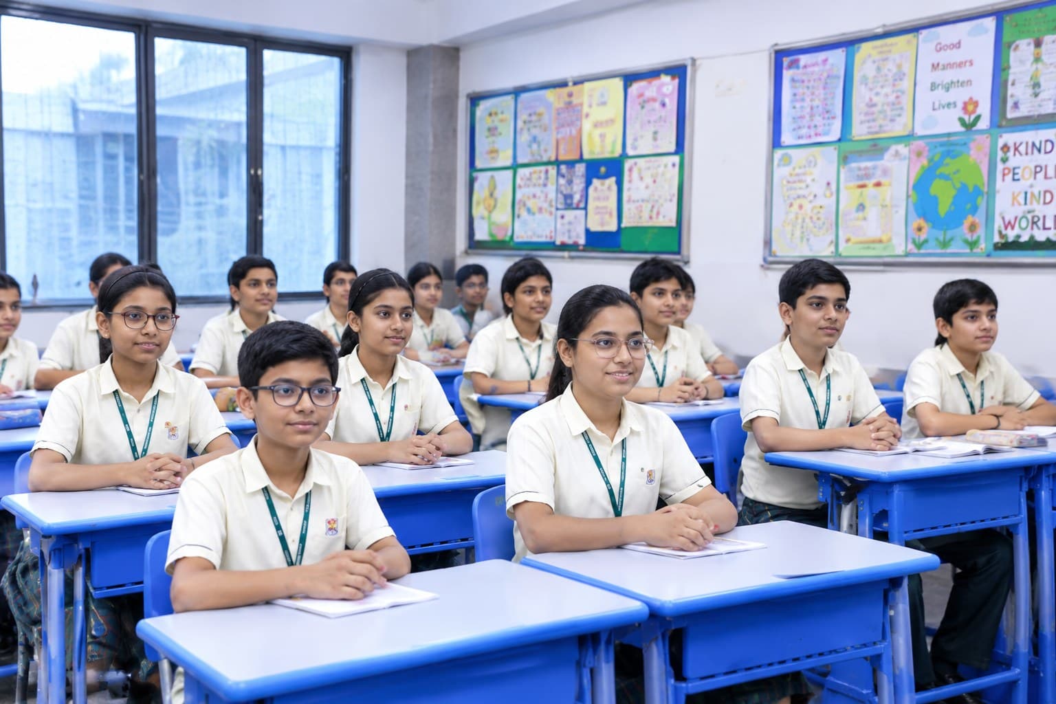 Students in a classroom